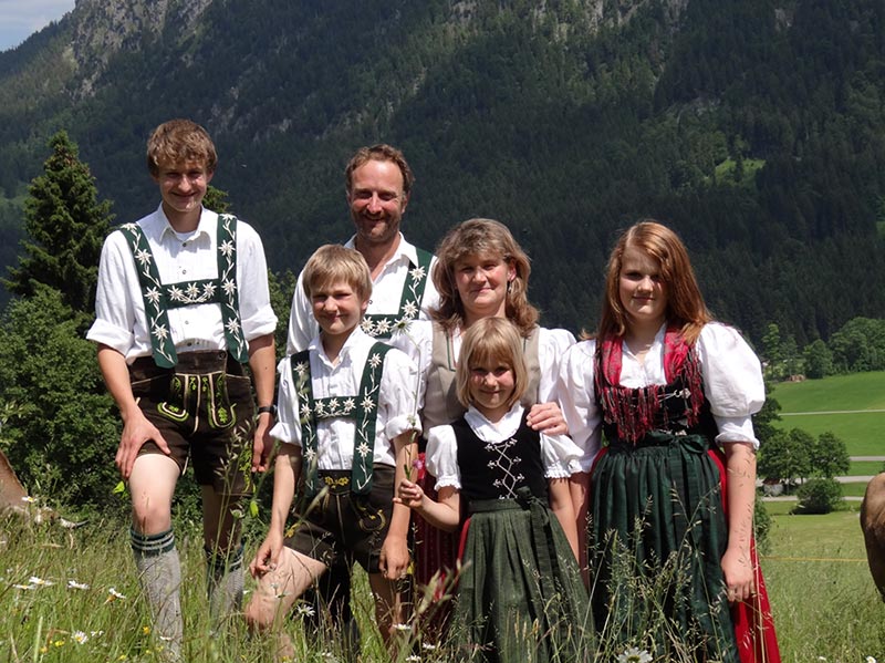 Familie Huber - Zinkenhof Unterjoch